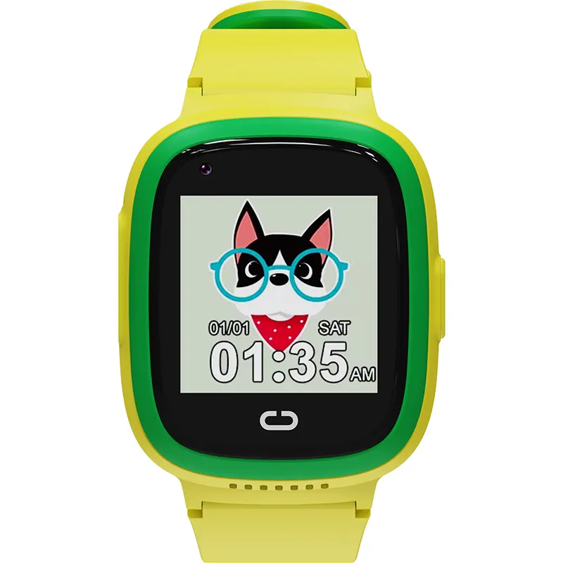 Canyon Ceas inteligent copii Canyon Electronic CNE-KW48YG, 4G Video Call; Camera; GPS pozitie, 7 Games, Audio Player, SOS emergency button, Verde