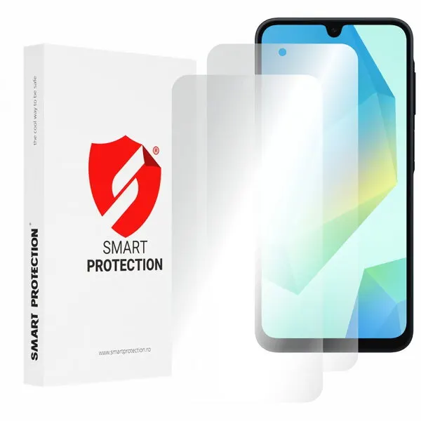 Smart Protection Folie de protectie Ecran Smart Protection Premium Classic pentru Samsung Galaxy A16 5G A166 / A16 4G A165, Plastic, Set 2 bucati