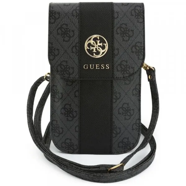 Guess Geanta Universala pentru Telefon, Guess, 4G Classic Logo Stripe, Neagra