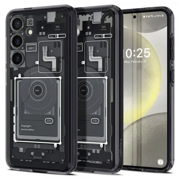 Spigen Husa pentru Samsung Galaxy S24 S921, Spigen, Ultra Hybrid Zero One, Neagra Mata ACS07350