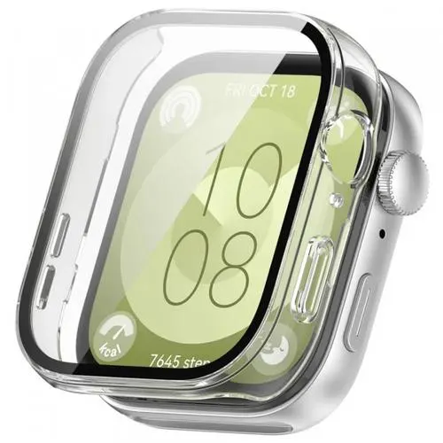 Husa Techsuit Defense360 Pro pentru Huawei Watch Fit 3, Transparenta