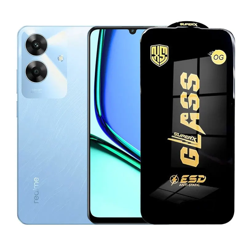 Flippy, Folie de Protectie pentru Realme Note 60, Flippy, Sticla Securizata ESD, Margini Negre