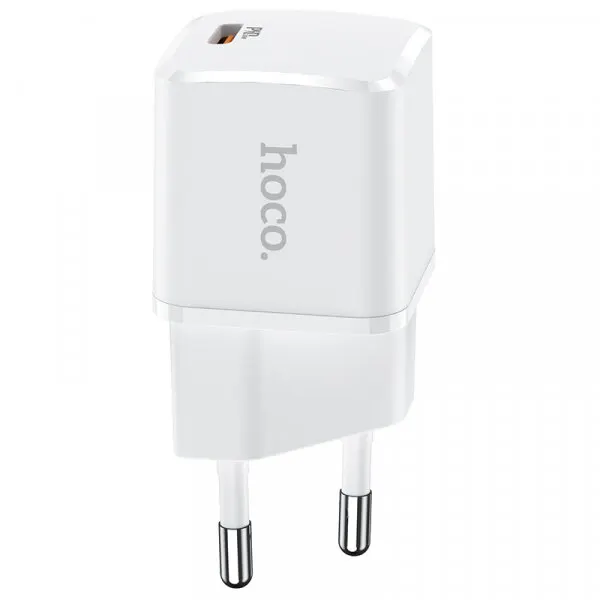 HOCO Incarcator Retea HOCO N10, 20W, 3A, 1 x USB-C, Alb