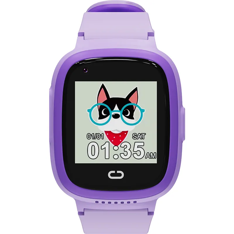 Canyon Ceas inteligent copii Canyon Electronic CNE-KW48VL, Phone Calls; 4G Video Call; Camera; GPS pozitie; 7 Games; Audio Player; SOS buton, Violet