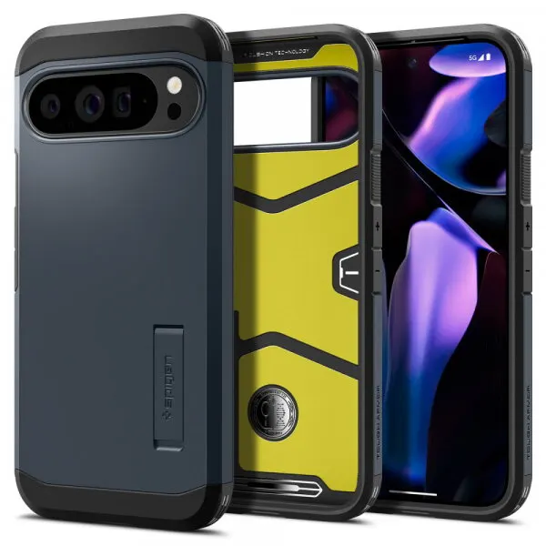 Spigen Husa pentru Google Pixel 9 Pro XL, Spigen, Tough Armor, Albastra ACS07727