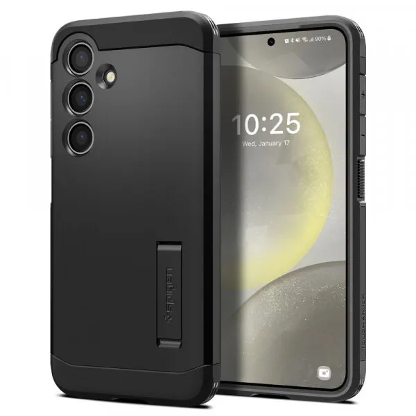 Spigen Husa pentru Samsung Galaxy S24 S921, Spigen, Tough Armor, Neagra ACS07355