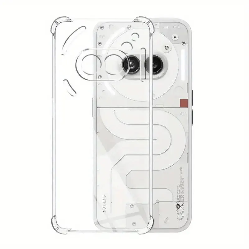 Husa de Protectie, Flippy, Compatibila cu Nothing Phone 2A, TPU Antisoc, Protectie Colturi, 1.5 mm Transparent