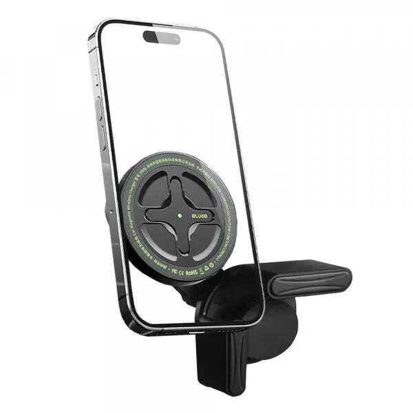 Blueo Incarcator Auto Wireless Blueo Ape Legend EV Car, 15W, 1.67A, Negru