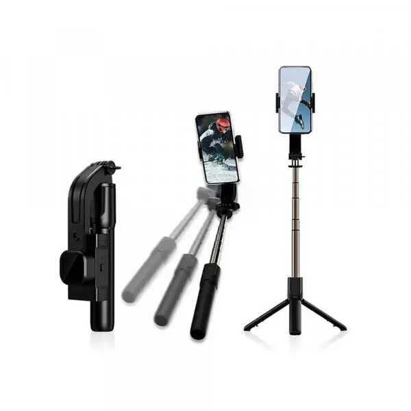techsuit Selfie Stick Bluetooth Techsuit C06, Universal, Negru
