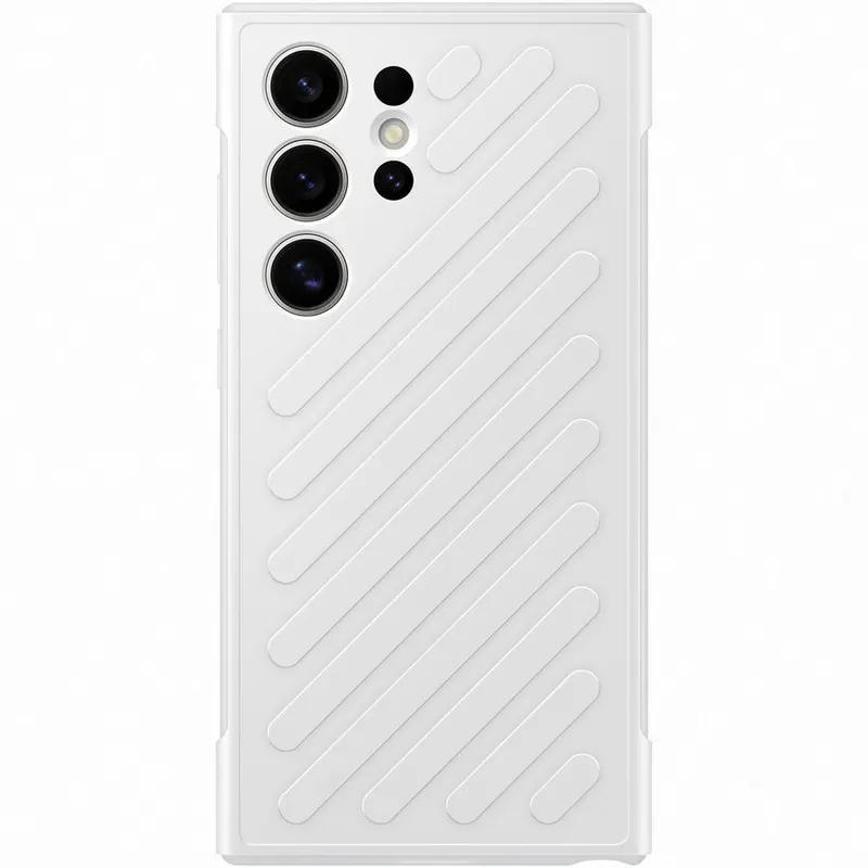 Samsung Husa Protectie Spate pentru telefon mobil Samsung Galaxy S24 Ultra (S928) GP-FPS928SACJW, Shield Case, Gri deschis