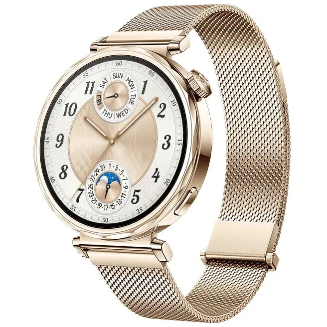 Huawei Smartwatch HUAWEI Watch GT 5 41mm, GPS, Android/iOS, Gold Milanese Strap