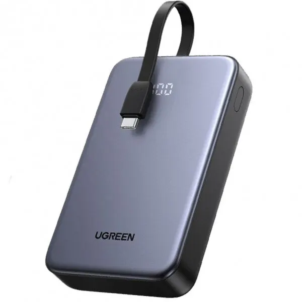 Ugreen Baterie Externa UGREEN PB505, 20000mAh, 22.5W, QC + PD, 1 x USB-A - 2 x USB-C, Gri