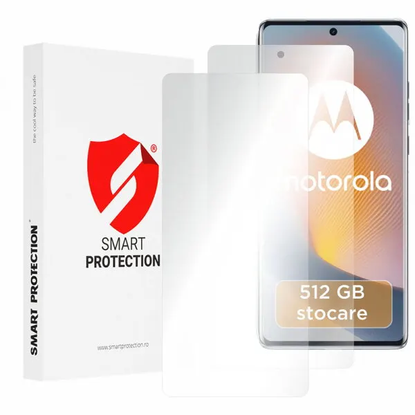 Smart Protection Folie de protectie Ecran Smart Protection Premium Classic pentru Motorola Edge 50 Fusion, Plastic, Set 2 bucati