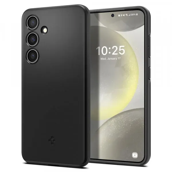 Spigen Husa pentru Samsung Galaxy S24 S921, Spigen, Thin Fit, Neagra ACS07341
