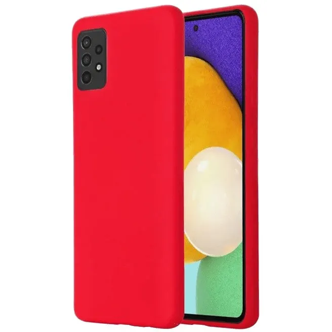 Flippy, Husa de Protectie, Flippy, pentru Samsung Galaxy A52, din Silicon Lichid, Rosu