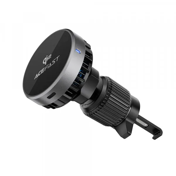 AceFast Incarcator Auto Wireless Acefast D40, 15W, 1.67A, Gri