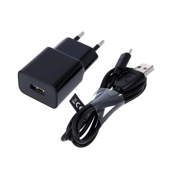 MaXlife Incarcator Retea Cu Cablu microUSB MaXlife MXTC-01, 10.5W, 2.1A, 1 x USB-A, Negru