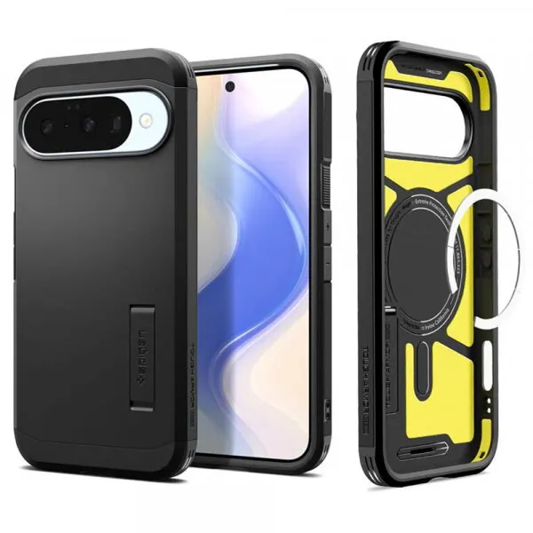 Spigen Husa pentru Google Pixel 10 Pro / 10, Spigen, Tough Armor, Neagra ACS09705