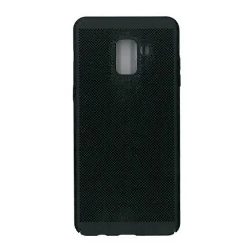 Samsung, Husa Samsung Galaxy A8 2018 Ultra Slim cu aerisire Negru