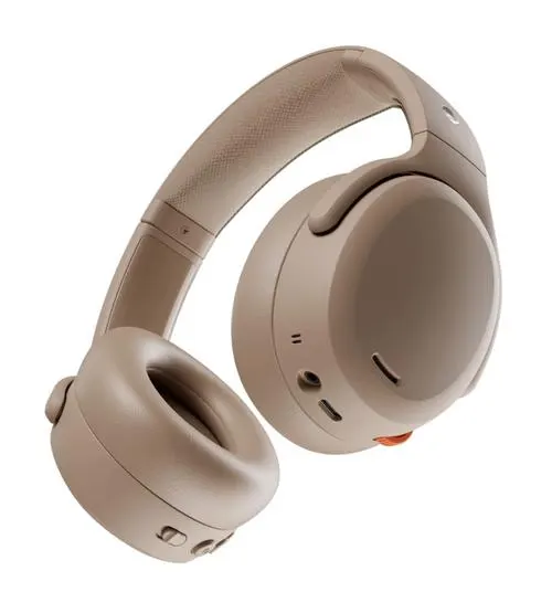 Casti Stereo Wireless Skullcandy Crusher Anc 2, Bluetooth, Microfon, Over the Ear (Bej)