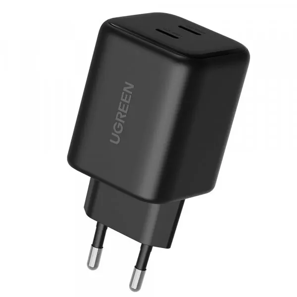 Ugreen Incarcator Retea UGREEN X526 (65058), 45W, 3A, 2 x USB-C, Negru