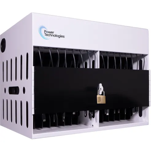 Power Technologies Statie de incarcare Power Technologies AC-Comp-16, pentru 16 device-uri, dimensiune maxima suportata 14 inch, USB-C de 65 W