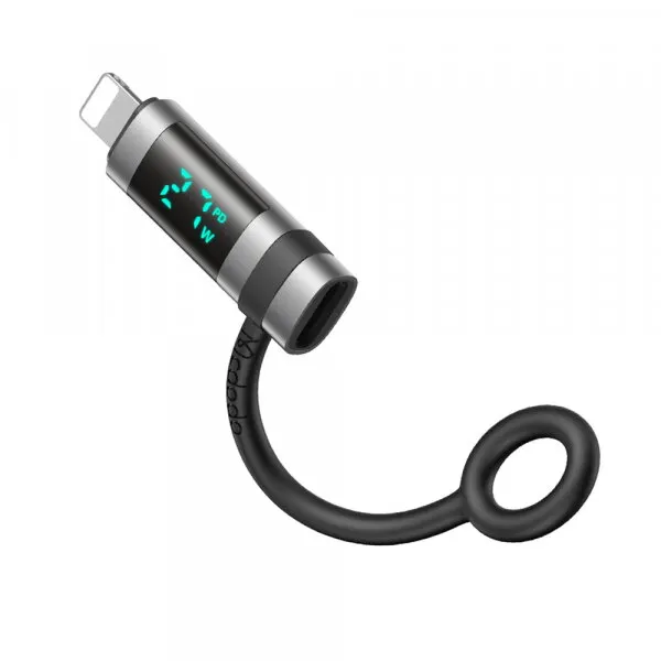 Mcdodo Adaptor Date si Incarcare USB-C - Lightning McDodo OT-2610 Pigeon Display, Negru