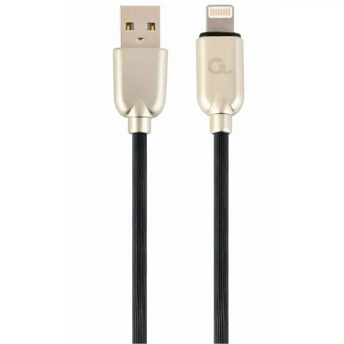 GEMBIRD Cablu alimentare si date Gembird, USB 2.0 (T) la tip Lightning (T), 1m, Negru, CC-USB2R-AMLM-1M