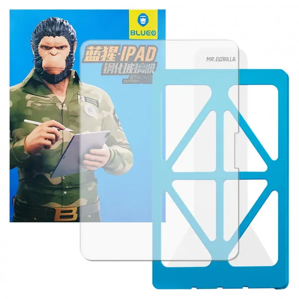 Blueo Folie de protectie Ecran Blueo HD Applicator Pro pentru Apple iPad Pro 13 (2024), Sticla Securizata, Full Glue