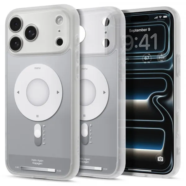 Spigen Husa MagSafe pentru Apple iPhone 18 Pro Max / 17 Pro Max, Spigen, Ultra Hybrid Classic, Argintie ACS12130