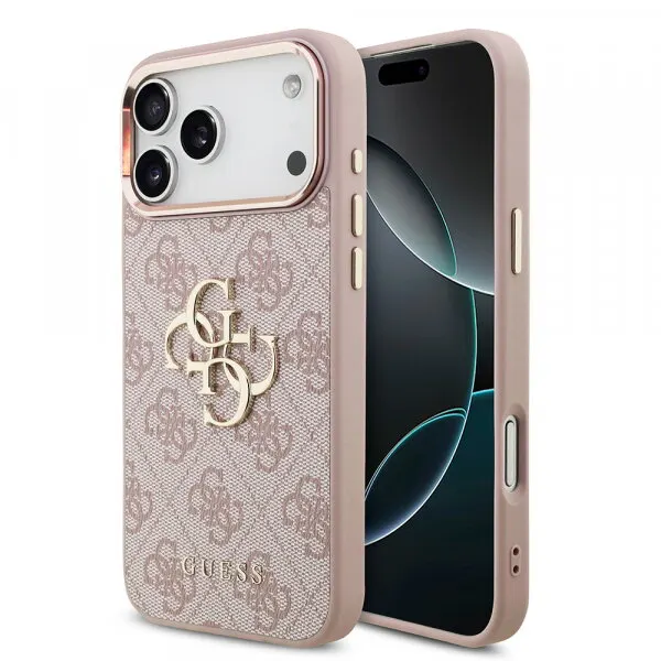 Guess Husa pentru Apple iPhone 18 Pro Max / 17 Pro Max, Guess, 4G Big Classic Logo, Roz
