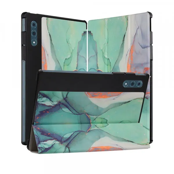 techsuit Husa pentru Lenovo Yoga Tab Plus, Techsuit, FoldPro Green Time, Multicolor