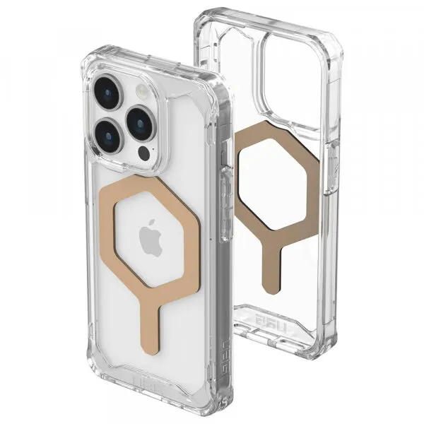 Urban Armor Gear Husa MagSafe pentru Apple iPhone 15 Pro Max, Urban Armor Gear, Plyo, Aurie