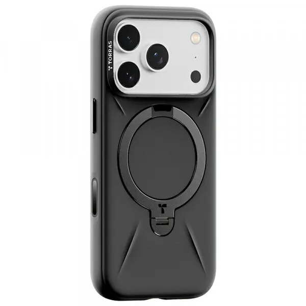 Torras Husa MagSafe pentru Apple iPhone 17 Pro, Torras, QPRO Silicone, Neagra