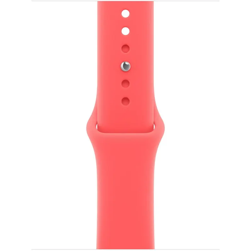 Apple Curea Smartwatch Apple MHYA4ZM/A, pentru Apple Watch 42 mm, Sport Band, Marime S/M, Roz Guava