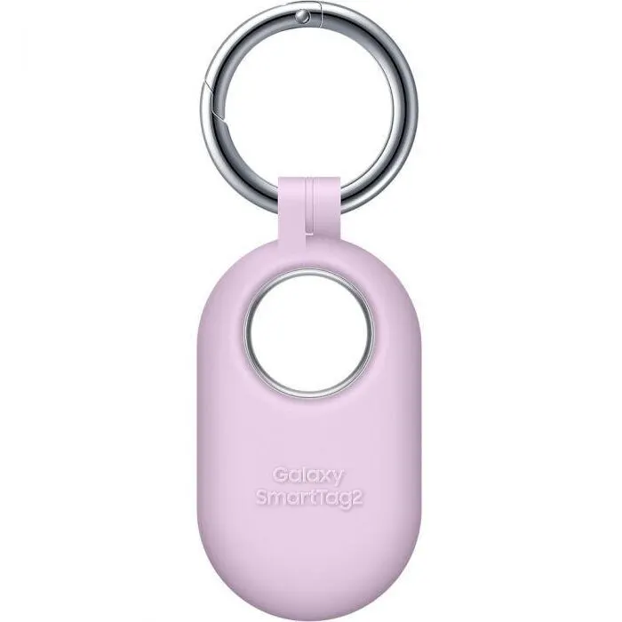 Samsung Husa protectie cu breloc Samsung, pentru Galaxy SmartTag2, silicon, Lavanda