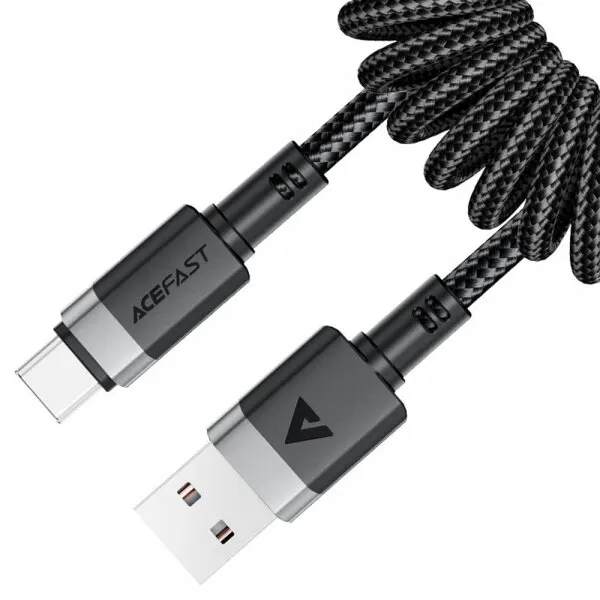 AceFast Cablu Date si Incarcare USB-A - USB-C Acefast C14-04, 18W, 1.2m, Negru
