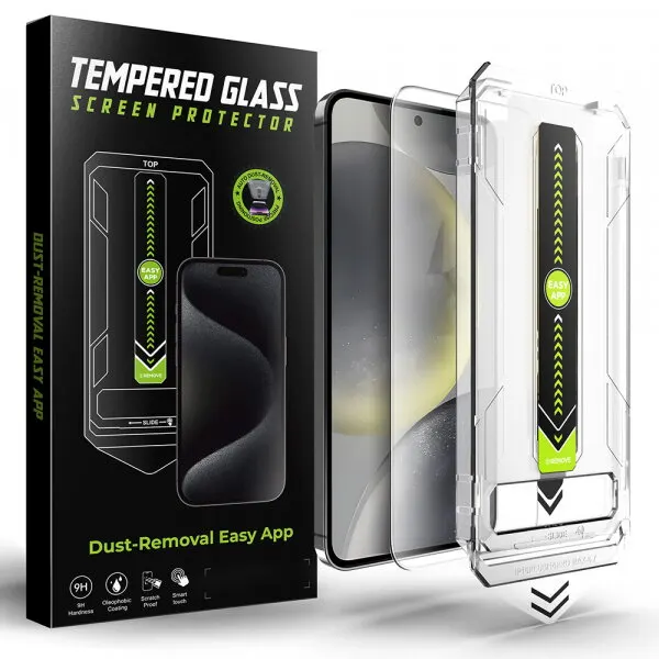 techsuit Folie de protectie Ecran Techsuit TitanGlass CrystalHD pentru Samsung Galaxy S25 S931 / S24 S921, Sticla Securizata, Full Glue