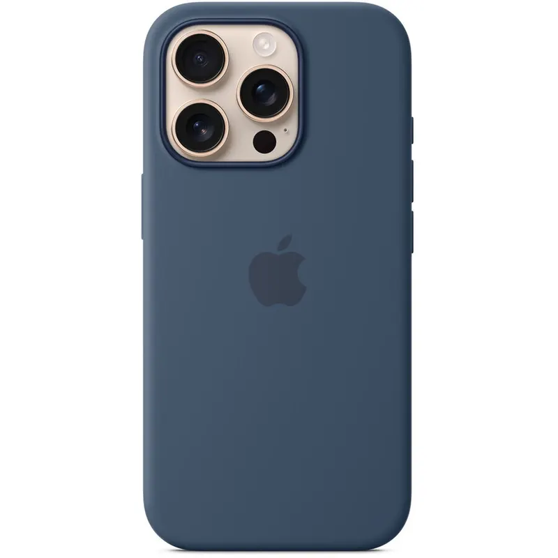 Apple Apple iPhone 16 Pro Silicone Case with MagSafe - Denim