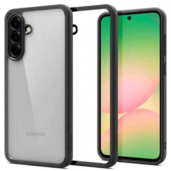Spigen Husa pentru Samsung Galaxy A56 A566, Spigen, Ultra Hybrid, Neagra Mata ACS09293