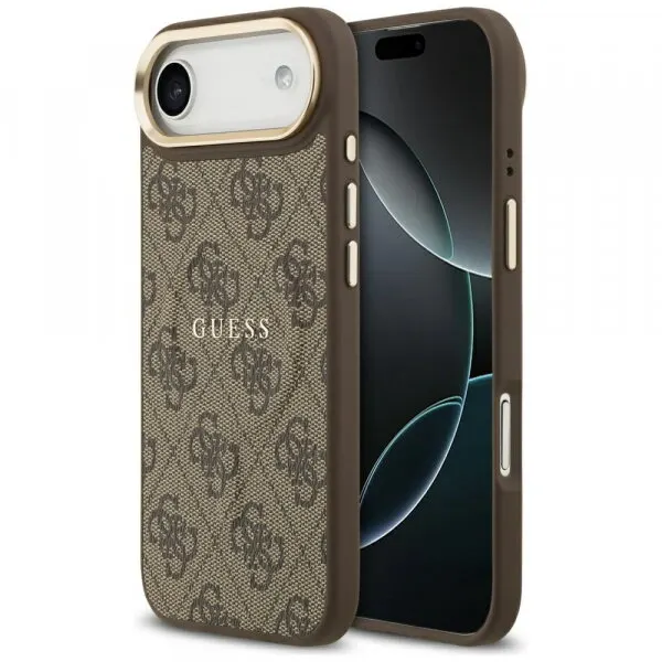 Guess Husa MagSafe pentru Apple iPhone 17 Air, Guess, 4G Classic, Maro