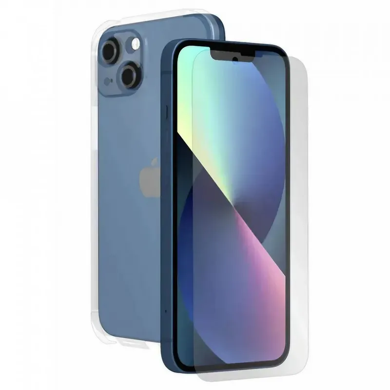Flippy, Set protectie 360 Flippy environment Mobile pentru iPhone 14, protectie ecran, spate