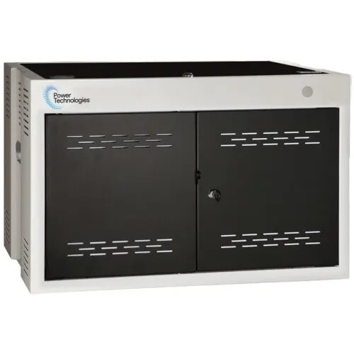 Power Technologies Statie de incarcare Power Technologies AC-Mini-12-H65C pentru 12 device-uri, dimensiune maxima suportata 17 inch, USB-C, metal