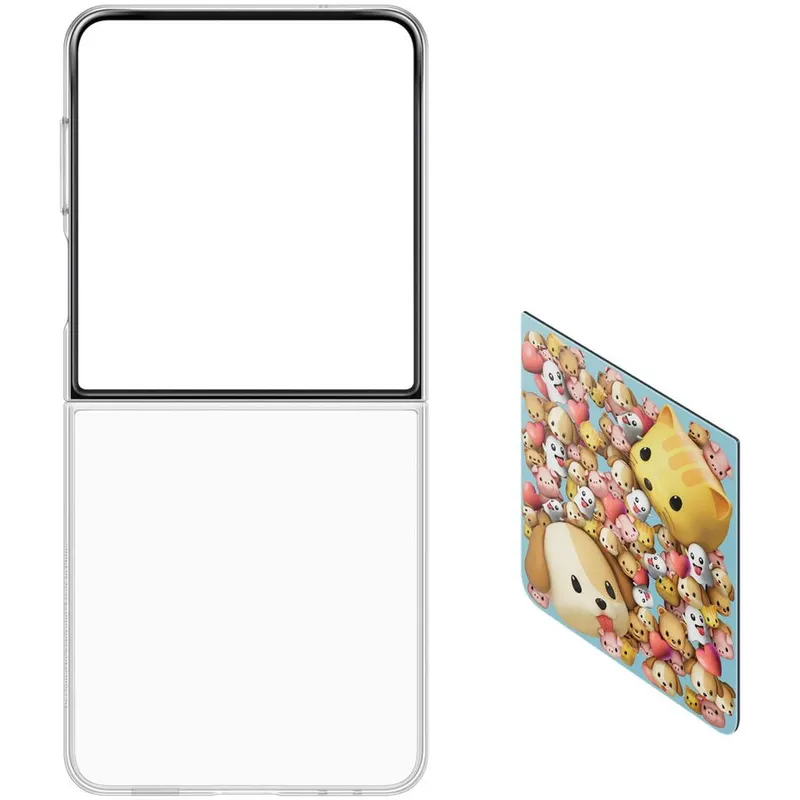 Samsung Husa pentru Samsung Galaxy Z Flip7 F766, FlipSuit Case, EF-ZF766CTEGWW, Transparent