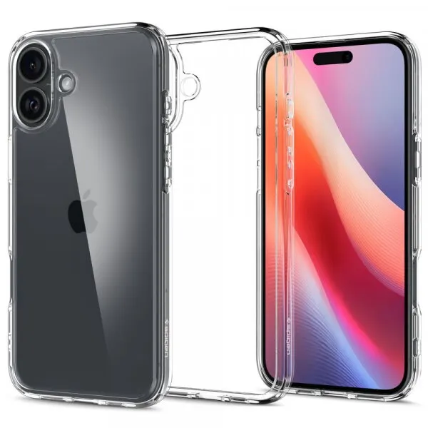 Spigen Husa pentru Apple iPhone 16, Spigen, Ultra Hybrid, Transparenta ACS08197
