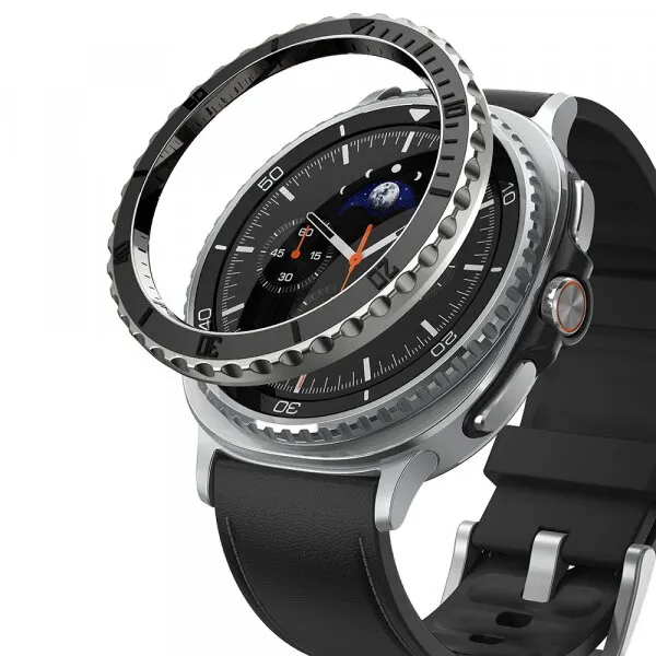 Ringke Rama Protectie Ringke Premium Styling pentru Samsung Galaxy Watch8 Classic, Neagra