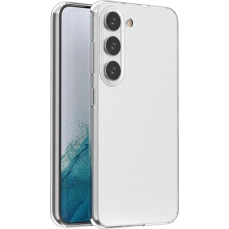 Husa de Protectie, Flippy, Compatibila cu Samsung Galaxy S23 FE 5G, TPU, Transparent