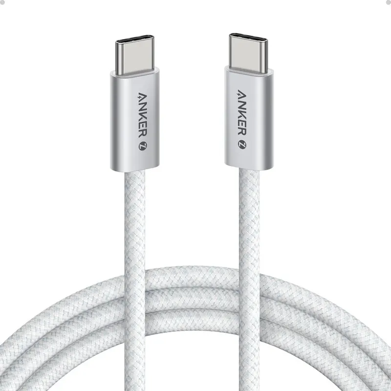 Anker Cablu Anker Zolo USB-C la USB-C, 240W, 1.8m, Alb