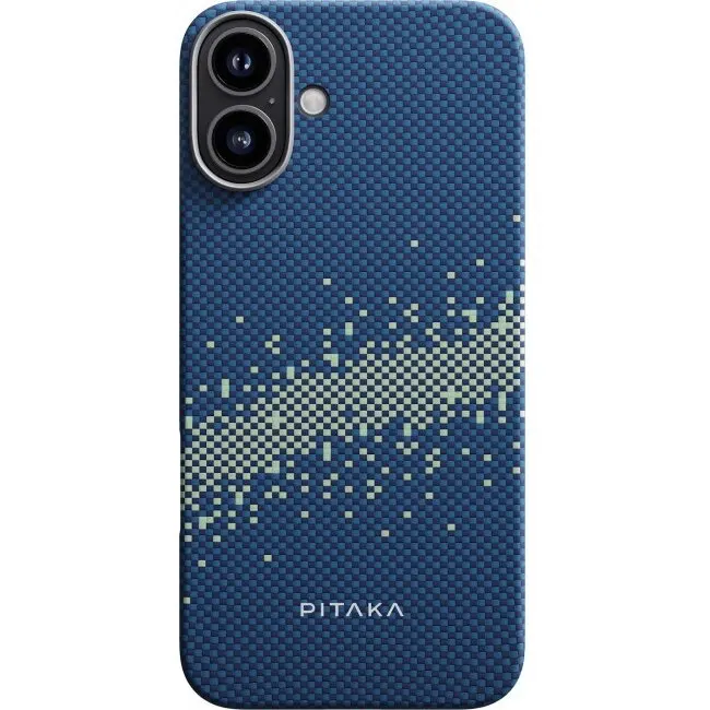 Pitaka Husa de protectie Pitaka Tactile Woven Aramida Magsafe pentru iPhone 16 StarPeak Milky Way Galaxy