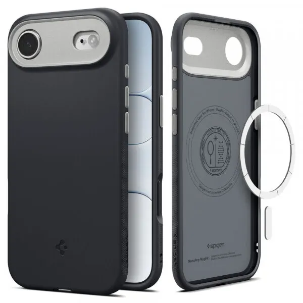 Spigen Husa MagSafe pentru Apple iPhone 17 Air, Spigen, Caseology Nano Pop, Neagra ACS10301